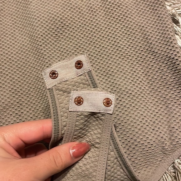 Nwt House London Dark Tan Fishnet Long‎ Sleeve Bodysuit size M/L - Picture 4 of 11